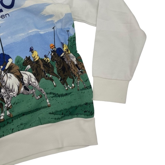 Polo Ralph Lauren Equestrian White Hoodie Men’s Size Large Match NWT - Picture 6 of 11